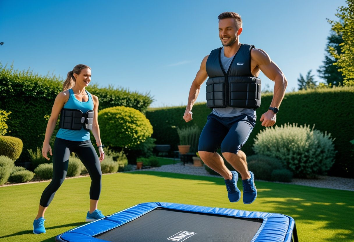 Hvordan en firkantet trampolin til haven kan forbedre din træning med tyngdevest